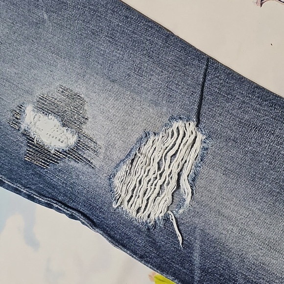 AG Adriano Goldschmied Phobe High Waist Distressed Jeans Size 26 - Picture 4 of 12